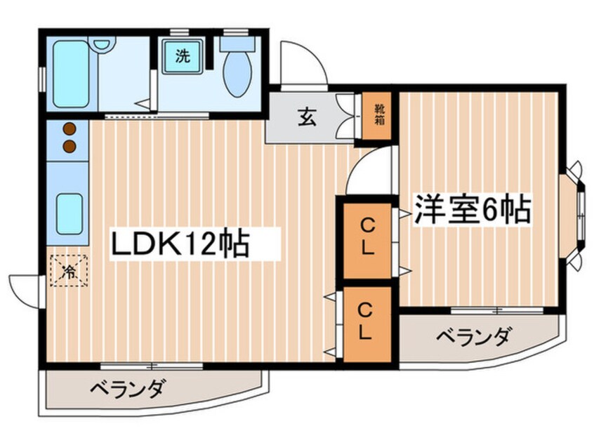 間取図 サクラハイツ