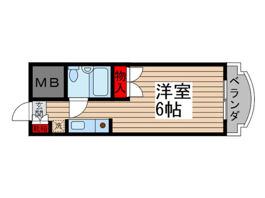 間取図 ロザ－ル松戸(207)