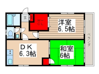 間取図 カミーリャ・青戸