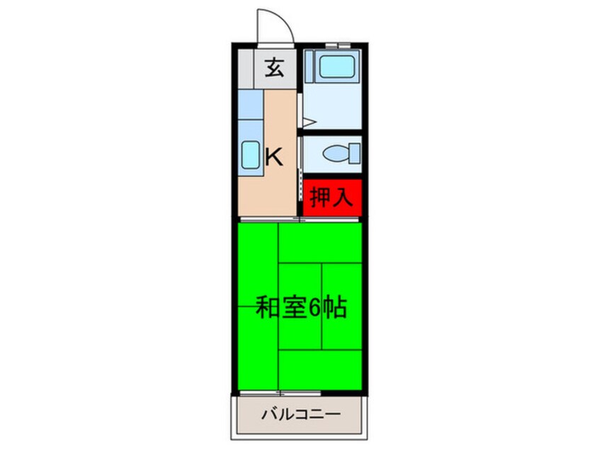 間取図 メゾン東大泉