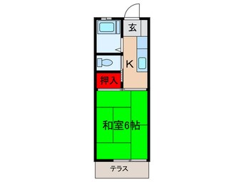 間取図 メゾン東大泉