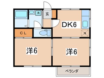 間取図 ポナール飯島