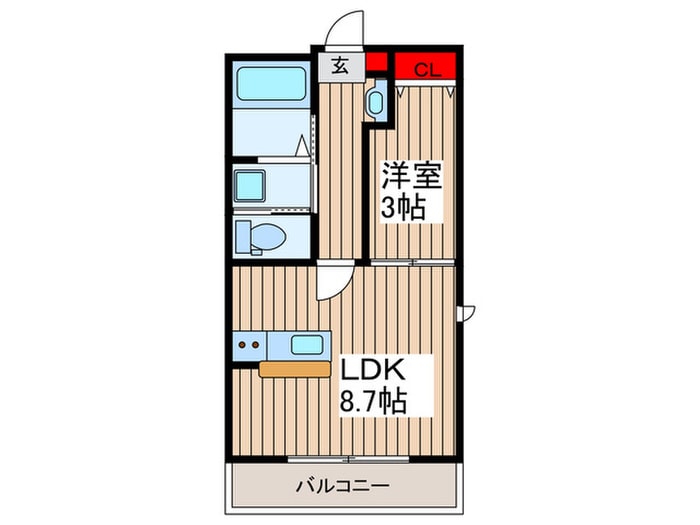 間取り図 Raffine芝中田