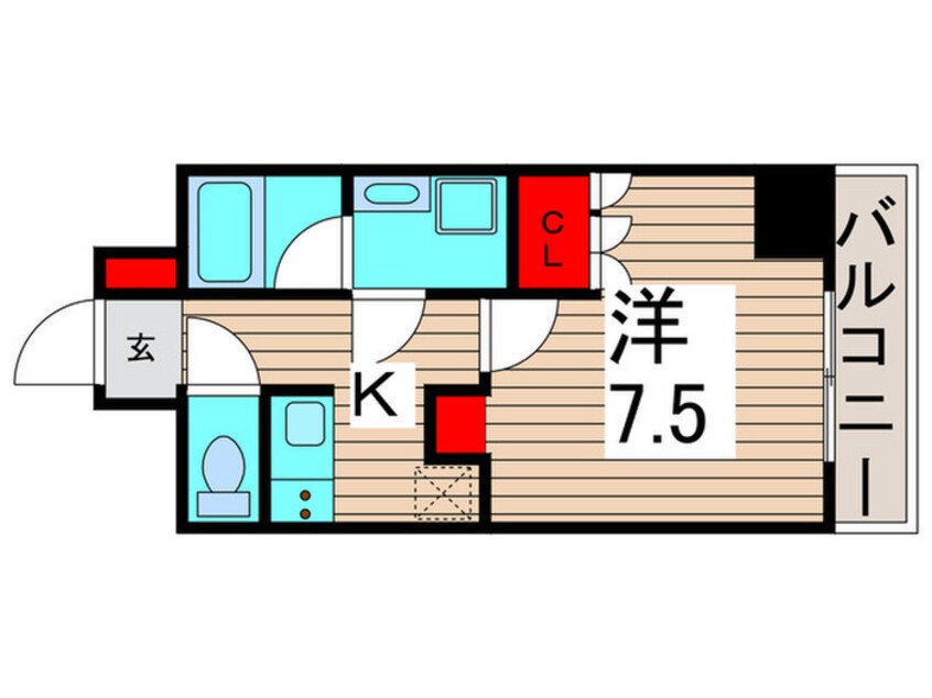 間取図 AZEST堀切菖蒲園(310)