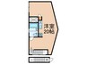 上野毛ハウス 1Rの間取り