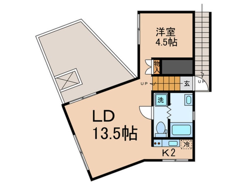 間取図 上野毛ハウス
