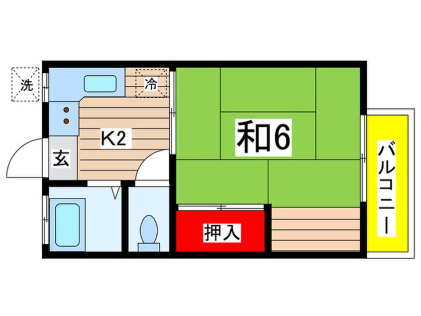 間取図 伏見ハイツ