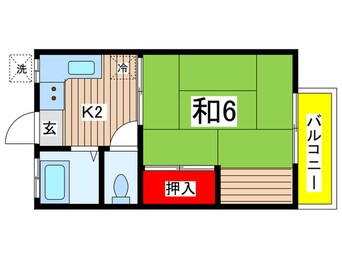 間取図 伏見ハイツ