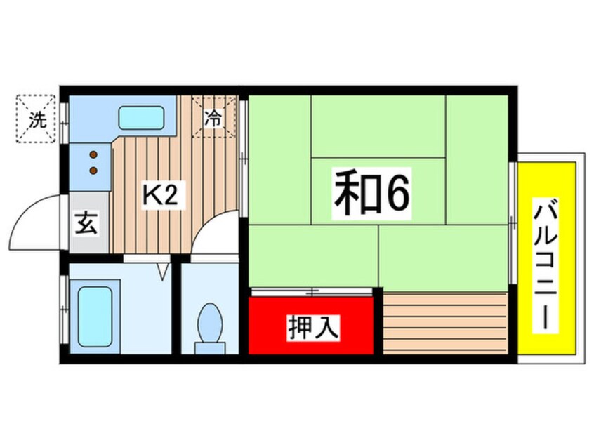 間取図 伏見ハイツ