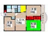レクサスビル 3LDKの間取り