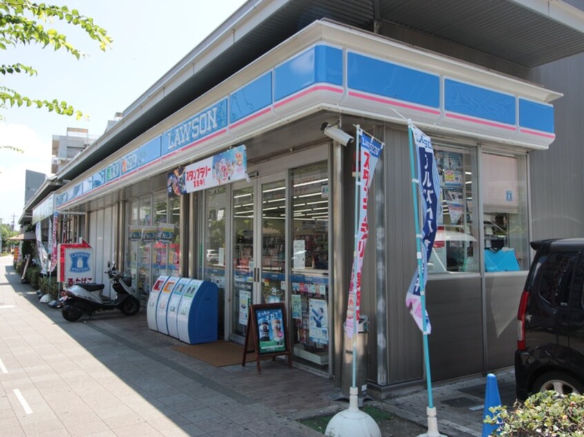 ローソン柿の木坂店(コンビニ)まで190m ハイホ－ム柿の木坂