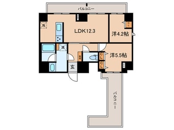 間取図 ＧＲＡＮＳＩＴＥ東大前