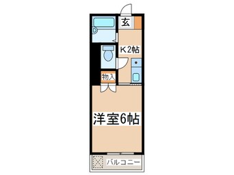 間取図 メゾンドール常盤