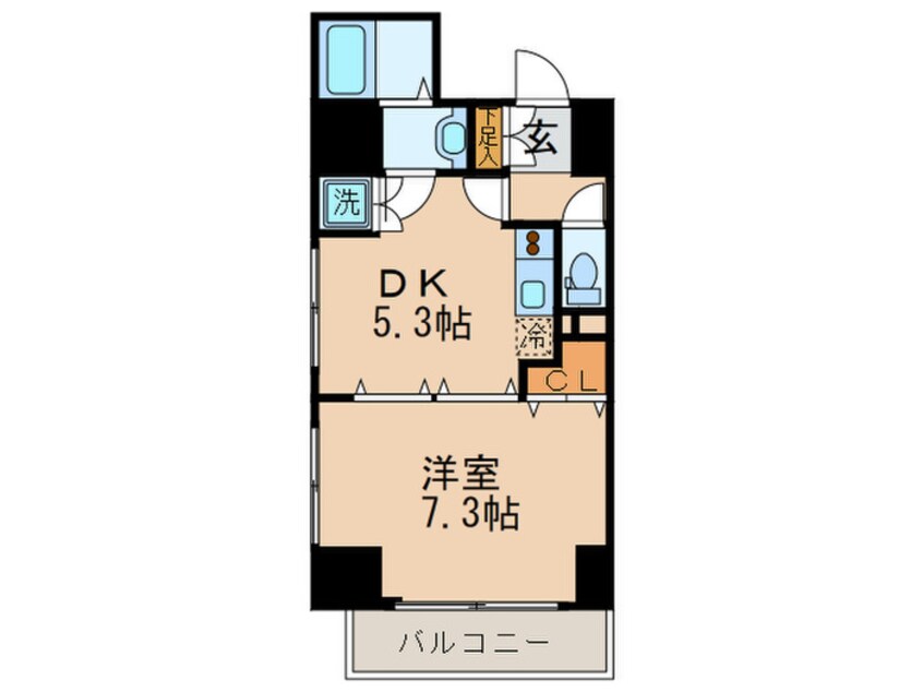 間取図 レジディア蒲田