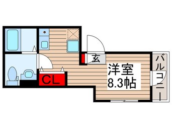 間取図 フリービング南千住