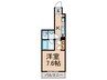 アーベイン常盤台 1Kの間取り