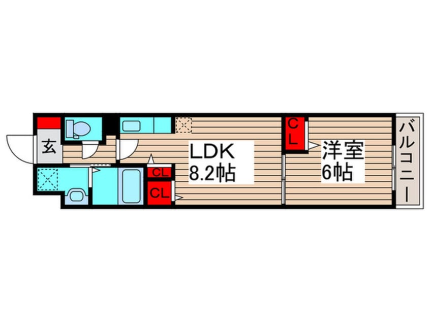 間取図 フォンテ　クレラ