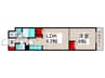 フォンテ　クレラ 1LDKの間取り