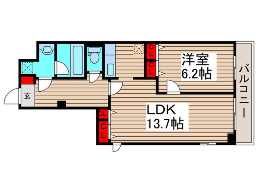 間取図 フォンテ　クレラ