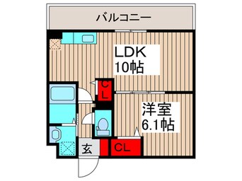 間取図 フォンテ　クレラ