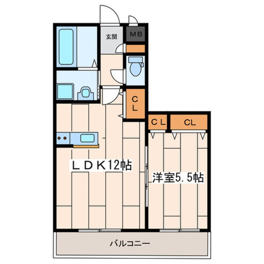 間取図 りつのスカイビル