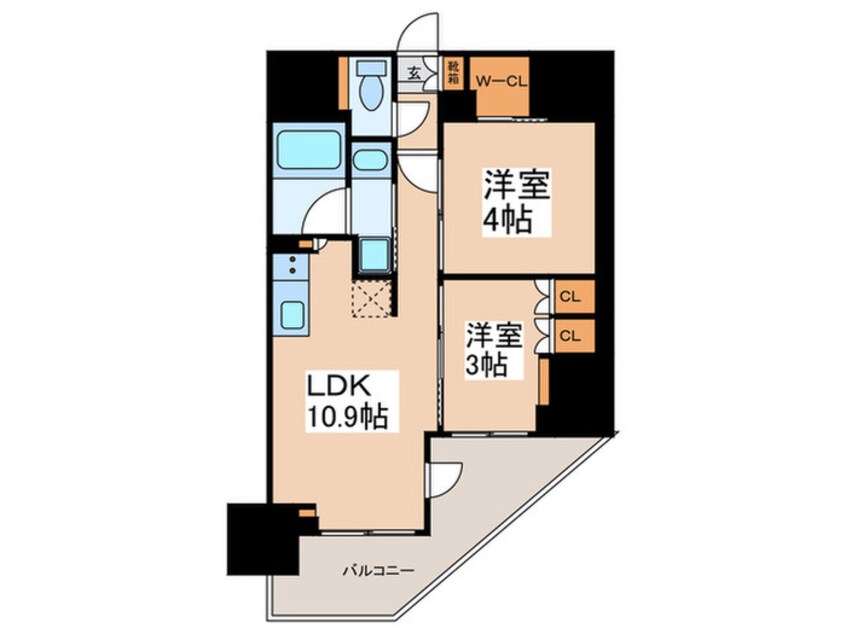 間取図 ルフォンプログレ秋葉原マークス