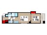 レブリアント松戸 1LDKの間取り