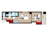 レブリアント松戸 1LDKの間取り