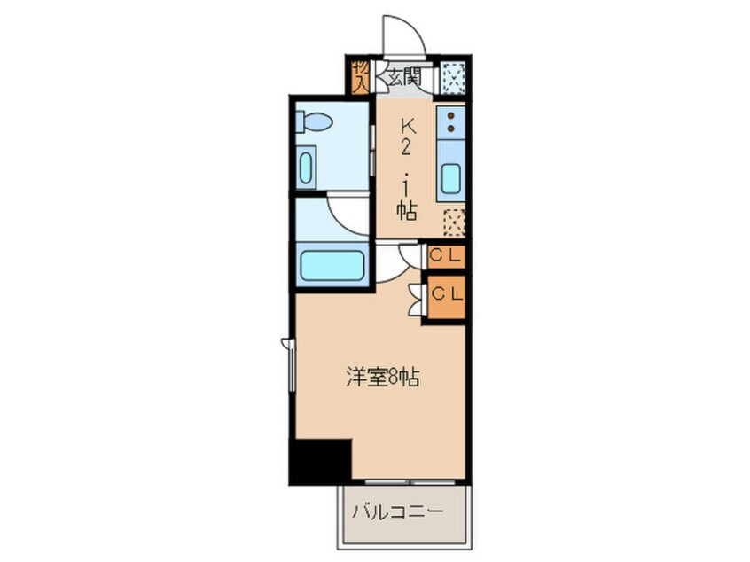 間取図 ﾌﾟﾗｲﾑﾒｿﾞﾝ浅草橋
