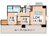 ﾌﾟﾗｲﾑﾒｿﾞﾝ浅草橋 2LDKの間取り