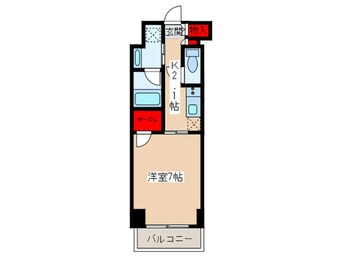 間取図 ﾌﾟﾗｲﾑﾒｿﾞﾝ浅草橋