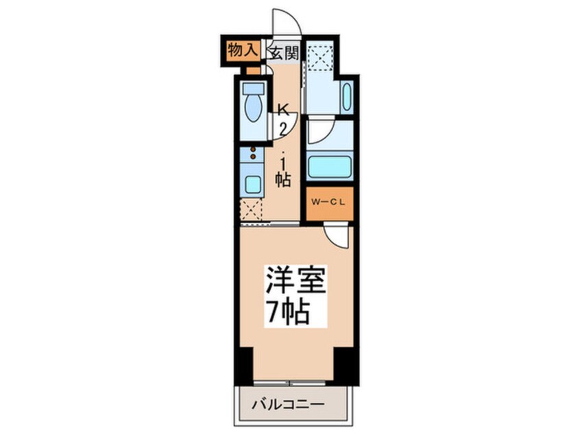 間取図 ﾌﾟﾗｲﾑﾒｿﾞﾝ浅草橋