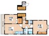 松庵３丁目戸建 2DKの間取り