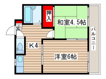 間取図 パインハイツ