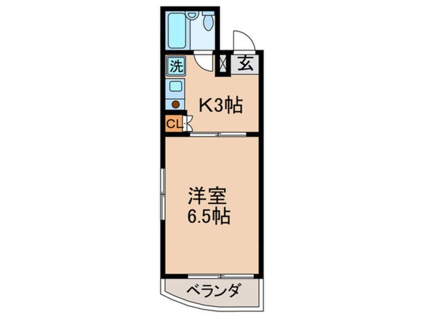 間取図 フジロ－ヤルコ－ポ