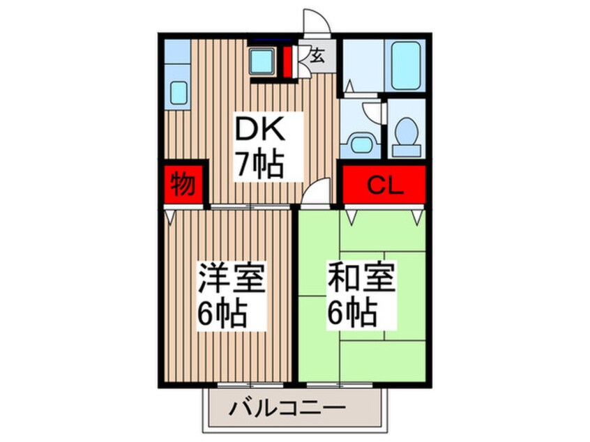 間取図 グリーンパーク東狭山ヶ丘