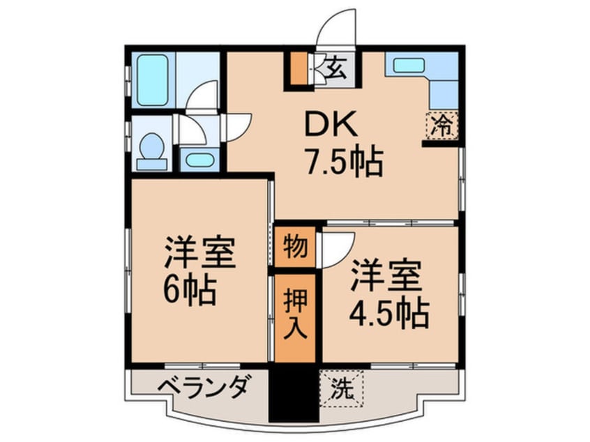 間取図 サンビューレ南馬込