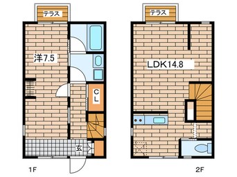 間取図 Ｈｏｔａｒｕ　Ｃｈａｌｅｔ