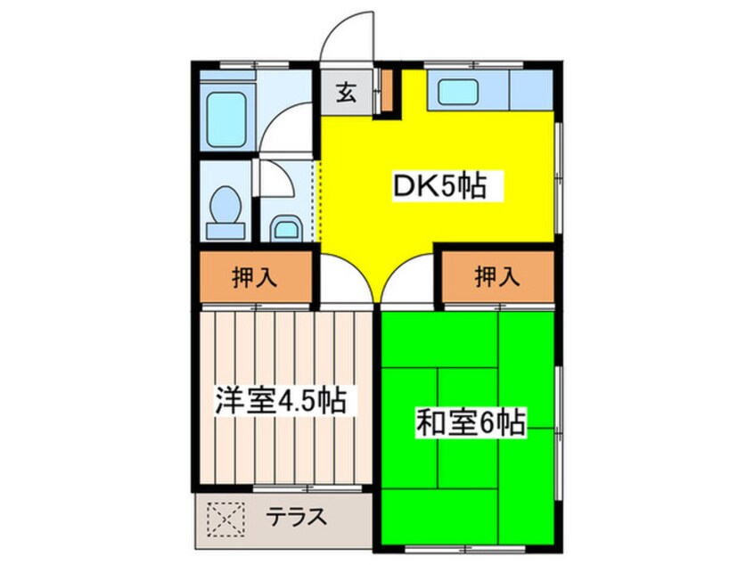 間取図 吉田コ－ポ