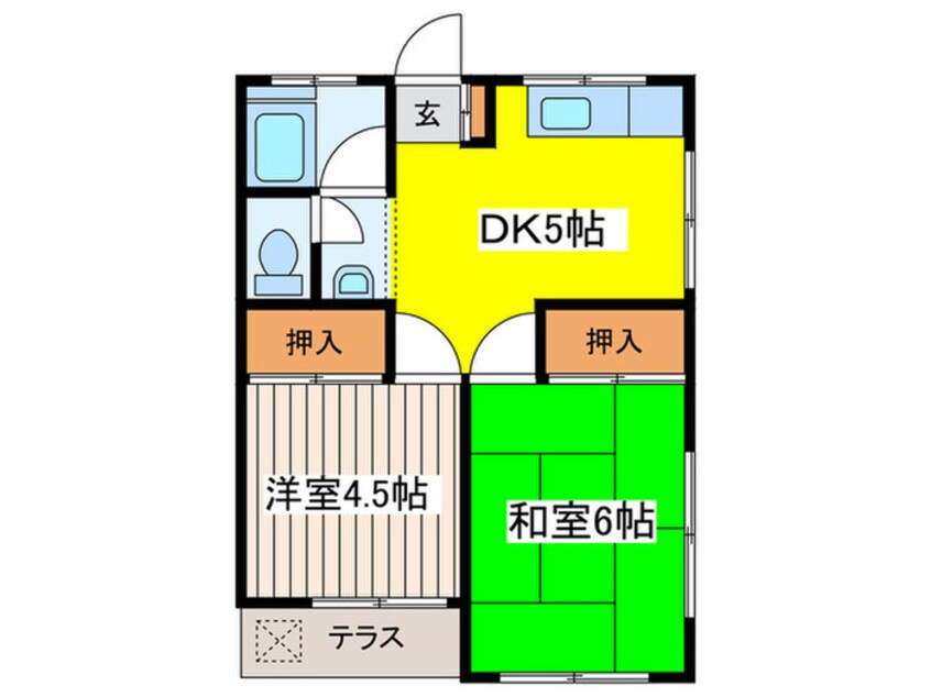 間取図 吉田コ－ポ