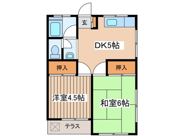 間取り図 吉田コ－ポ