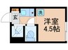 Chiaro 千川 1Rの間取り