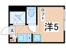 Chiaro 千川 1Rの間取り