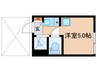 Chiaro 千川 1Rの間取り