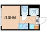 Chiaro 千川 1Rの間取り