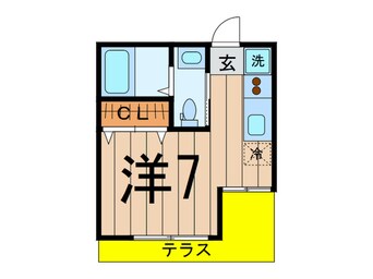 間取図 グランエッグス祐天寺Ｂ