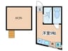 TM登戸 1Rの間取り