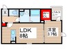 ｒｏｂｏｔ　ｈｏｍｅ　南流山Ⅱ 1LDKの間取り