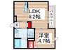 ｒｏｂｏｔ　ｈｏｍｅ　南流山Ⅱ 1LDKの間取り