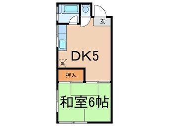 間取図 西五反田コーポ